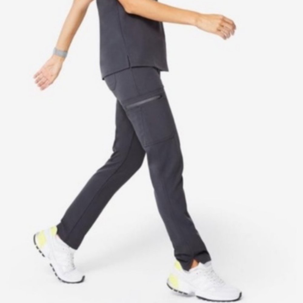 FIGS Charcoal Yola Skinny Scrub Pants Size Medium